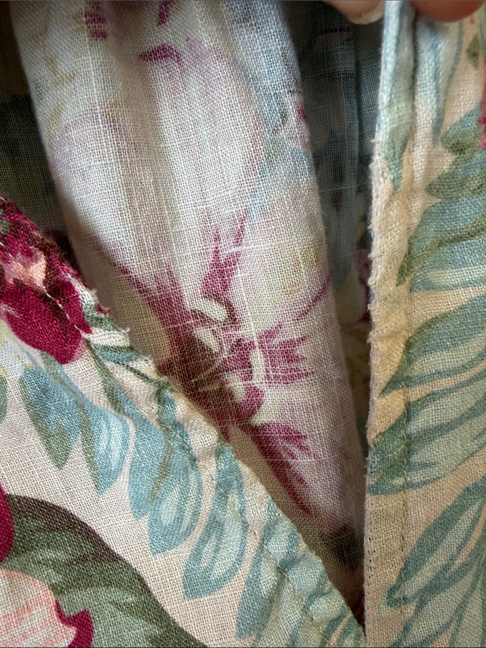 Zimmerman 100% linen Kali hibiscus tie dress - Picture 10 of 16